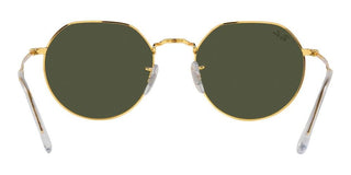 Ray-ban Jack Rb 3565 Unisex Gold Round Sunglasses