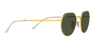 Ray-ban Jack Rb 3565 Unisex Gold Round Sunglasses