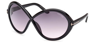 Tom Ford JADA FT 1070 unisex Black Butterfly Sunglasses