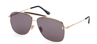 Tom Ford JADEN FT 1017 unisex Rose gold Pilot Sunglasses