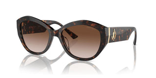 Jimmy Choo JC 5013U women Havana Butterfly Sunglasses