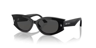 Jimmy Choo JC 5015U women Black Oval Sunglasses