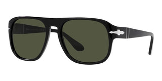 Persol JEAN PO 3310S unisex Black Squared Sunglasses