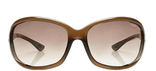 Tom Ford JENNIFER FT 0008 women Brown Geometric Sunglasses