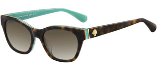 Kate Spade JERRI/S women Havana Squared Sunglasses