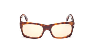 Tom Ford JUAN FT1181 unisex Havana Squared Sunglasses