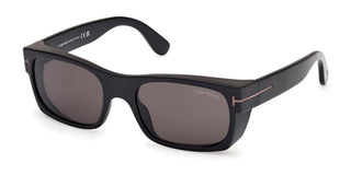 Tom Ford Juan Ft1181-n Unisex Black Squared Sunglasses