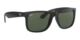 Ray-Ban JUSTIN RB 4165 unisex Black Squared Sunglasses