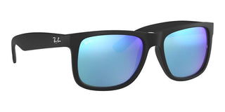 Ray-Ban JUSTIN RB 4165 unisex Black Squared Sunglasses