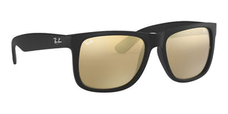 Ray-Ban JUSTIN RB 4165 unisex Black Squared Sunglasses