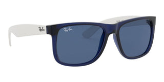 Ray-ban Justin Rb 4165 Men Blue Squared Sunglasses