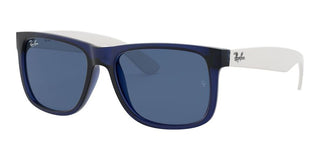 Ray-ban Justin Rb 4165 Men Blue Squared Sunglasses