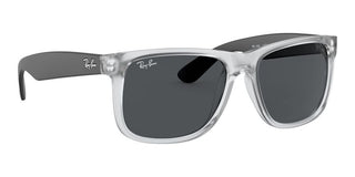 Ray-Ban JUSTIN RB 4165 men Transparent Squared Sunglasses