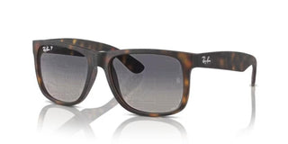 Ray-Ban JUSTIN RB 4165 men Havana Squared Sunglasses