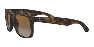 Ray-Ban JUSTIN RB 4165 unisex Havana Squared Sunglasses