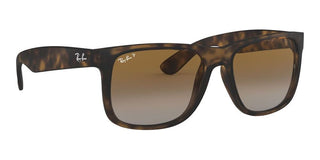 Ray-Ban JUSTIN RB 4165 unisex Havana Squared Sunglasses