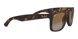 Ray-Ban JUSTIN RB 4165 unisex Havana Squared Sunglasses