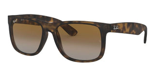 Ray-Ban JUSTIN RB 4165 unisex Havana Squared Sunglasses