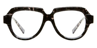 Kuboraum K37 unisex Grey Geometric Eyeglasses