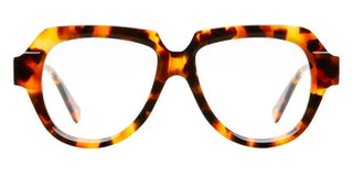 Kuboraum K37 unisex Havana Geometric Eyeglasses