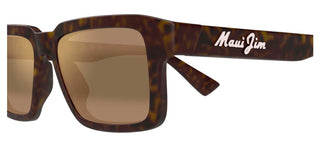 Maui Jim KAHIKO 635 unisex Havana Geometric Sunglasses