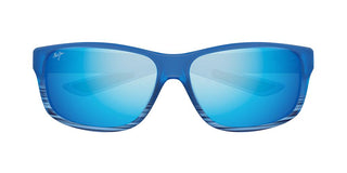 Maui Jim KAIWI CHANNEL 840 unisex Blue Geometric Sunglasses