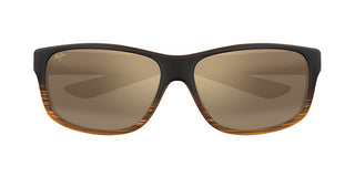 Maui Jim KAIWI CHANNEL 840 unisex Havana Geometric Sunglasses