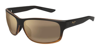 Maui Jim KAIWI CHANNEL 840 unisex Havana Geometric Sunglasses