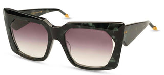 Dita KAMIN unisex Green Squared Sunglasses