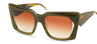 Dita KAMIN unisex Green Squared Sunglasses