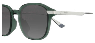 Maui Jim KAOUO AF 625 men Green Squared Sunglasses