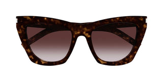 Saint Laurent KATE SL 214 women Havana Cat Eye Sunglasses