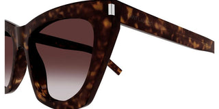 Saint Laurent KATE SL 214 women Havana Cat Eye Sunglasses