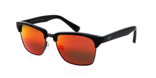 Maui Jim KAWIKA 257 unisex Black Geometric Sunglasses