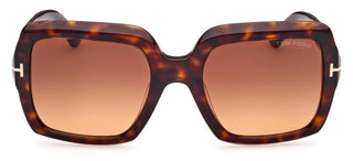 Tom Ford KAYA FT 1082 women Havana Geometric Sunglasses