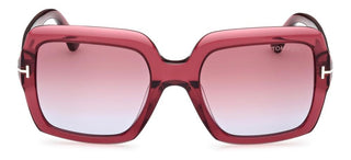 Tom Ford KAYA FT 1082 women Red Geometric Sunglasses