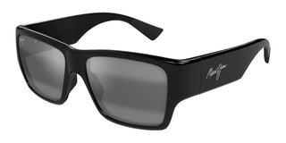 Maui Jim KA'OLU MJ0614S men Black Squared Sunglasses