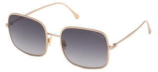 Tom Ford KEIRA FT 0865 women Rose gold Geometric Sunglasses