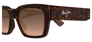 Maui Jim KENUI 642 men Havana Geometric Sunglasses