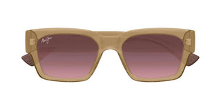 Maui Jim KENUI 642 men Pink Geometric Sunglasses