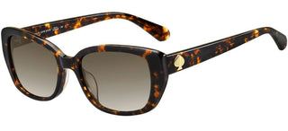 Kate Spade KENZIE/G/S women Havana Butterfly Sunglasses