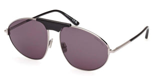 Tom Ford KEN FT 1095 unisex Silver Pilot Sunglasses