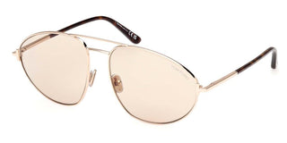 Tom Ford KEN FT 1095 unisex Rose gold Pilot Sunglasses