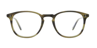 Garrett Leight KINNEY unisex Green Squared Eyeglasses