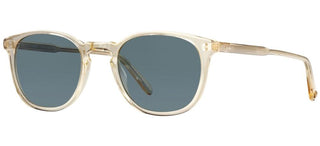 Garrett Leight KINNEY SUN unisex Transparent Geometric Sunglasses