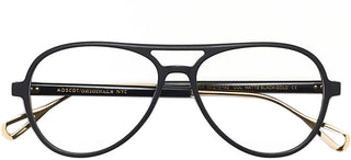 Moscot Korva-tt Unisex Black Pilot Eyeglasses