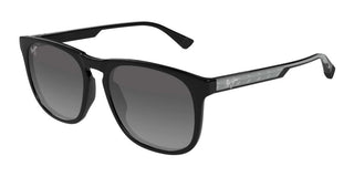 Maui Jim KUPA'A MJ0641S men Black Squared Sunglasses