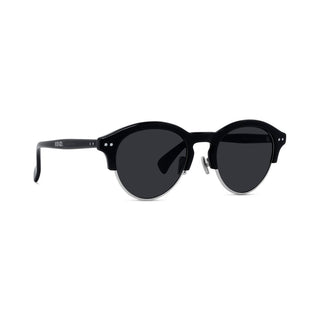 KENZO KZ40195U unisex Black Round Sunglasses