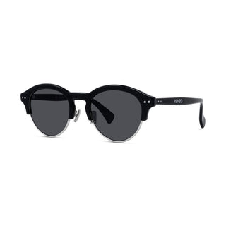 KENZO KZ40195U unisex Black Round Sunglasses