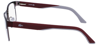 Lacoste L2291 men Red Squared Eyeglasses